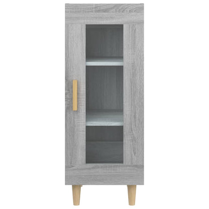 Skjenk grå sonoma 34,5x34x90 cm konstruert tre
