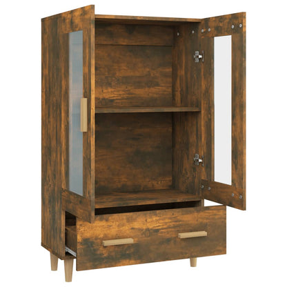 Skap Røkt Eik 70x31x115 cm