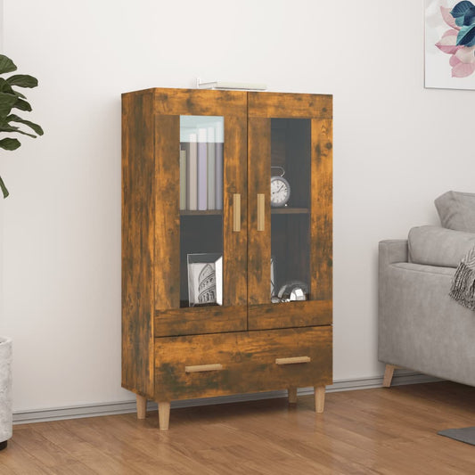 Skap Røkt Eik 70x31x115 cm