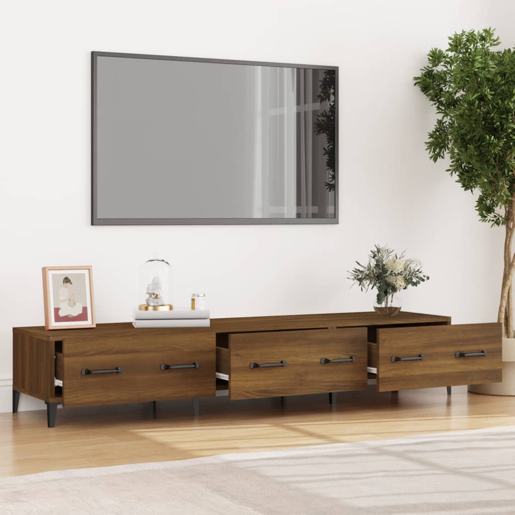 TV-Møbel Brun Eik TV-benk 150x34,5x30 cm