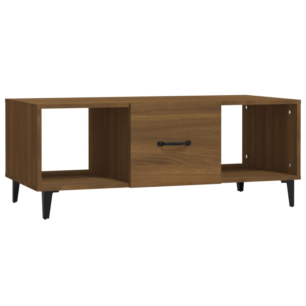 Salongbord Sofabord Brun Eik 102x50x40 cm