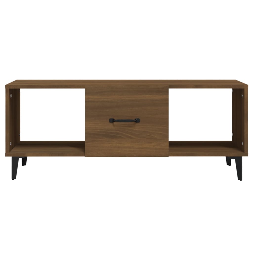 Salongbord Sofabord Brun Eik 102x50x40 cm