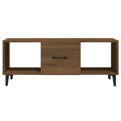 Salongbord Sofabord Brun Eik 102x50x40 cm