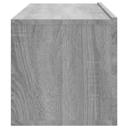 TV-Møbel Grå Vegghengte TV-benker Sonoma Grå 100x30x30 cm