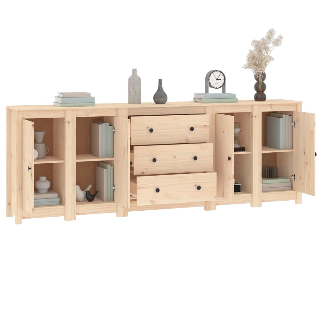 Skjenk Tre 230x35x80 cm heltre furu