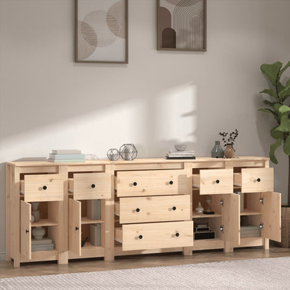 Skjenk Tre 230x35x80 cm heltre furu