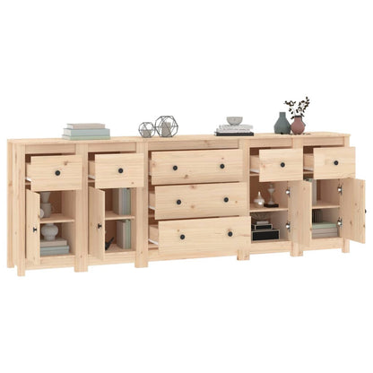 Skjenk Tre 230x35x80 cm heltre furu
