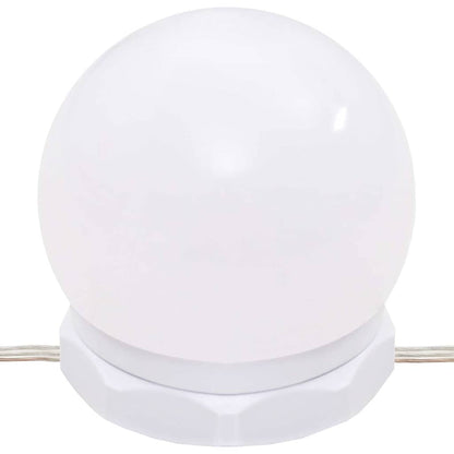 Sminkebord Svart Sett LED