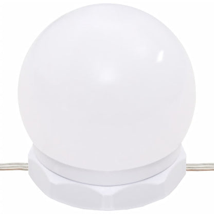 Sminkebord Svart Sett LED