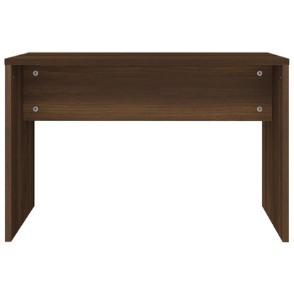 Sminkebord Brun Eik Sett 86,5x35x136 cm