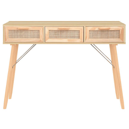 Avlastningsbord Konsollbord Tre Brun 105x30x75 cm heltre furu og naturrotting