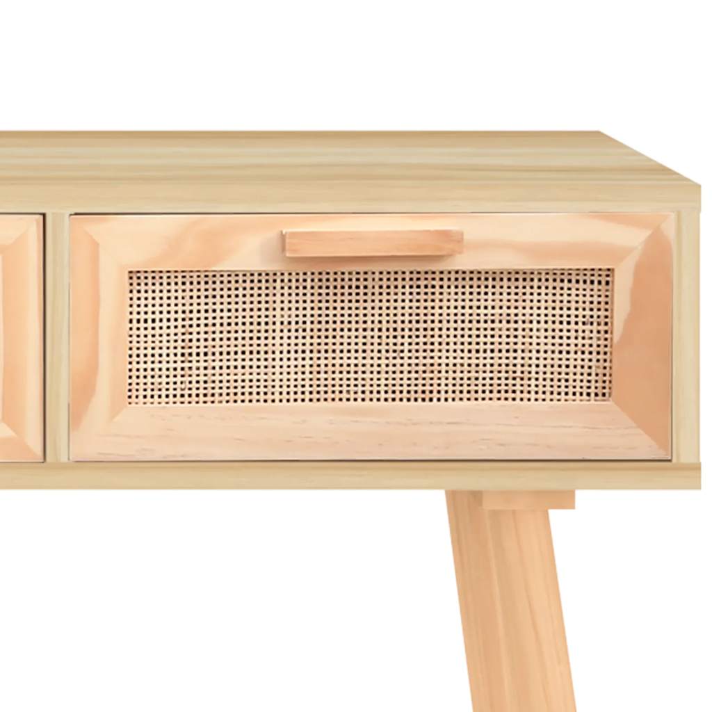 Avlastningsbord Konsollbord Tre Brun 105x30x75 cm heltre furu og naturrotting