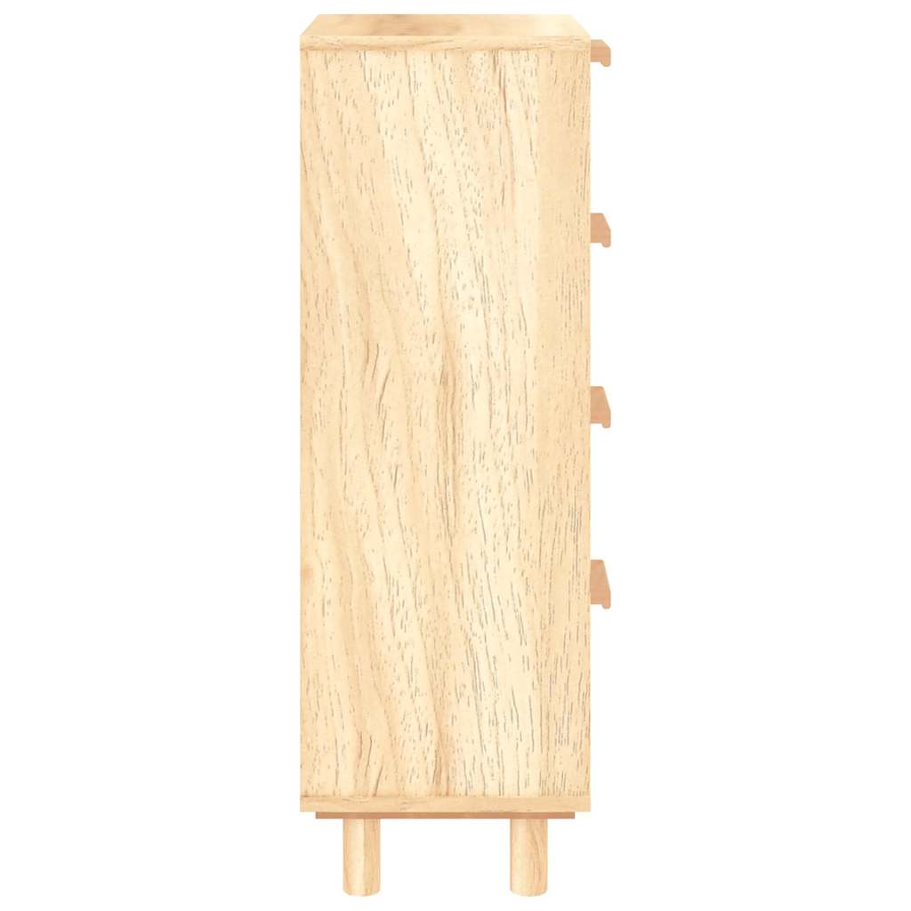 Skjenk Brun 40x30x90 cm heltre furu og naturrotting