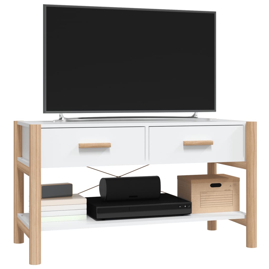 TV-Møbel Hvit Tv-benk 82x38x45 cm