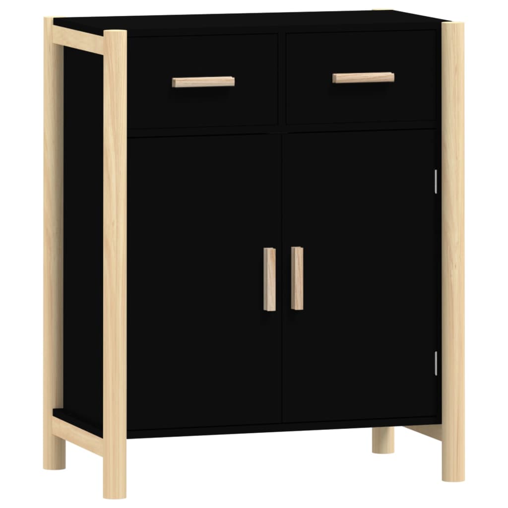 Skjenk Svart 62x38x75 cm