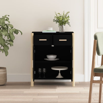 Skjenk Svart 62x38x75 cm