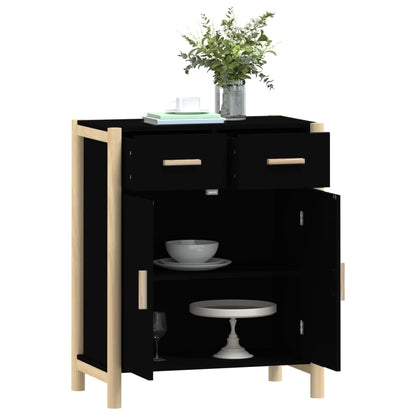 Skjenk Svart 62x38x75 cm