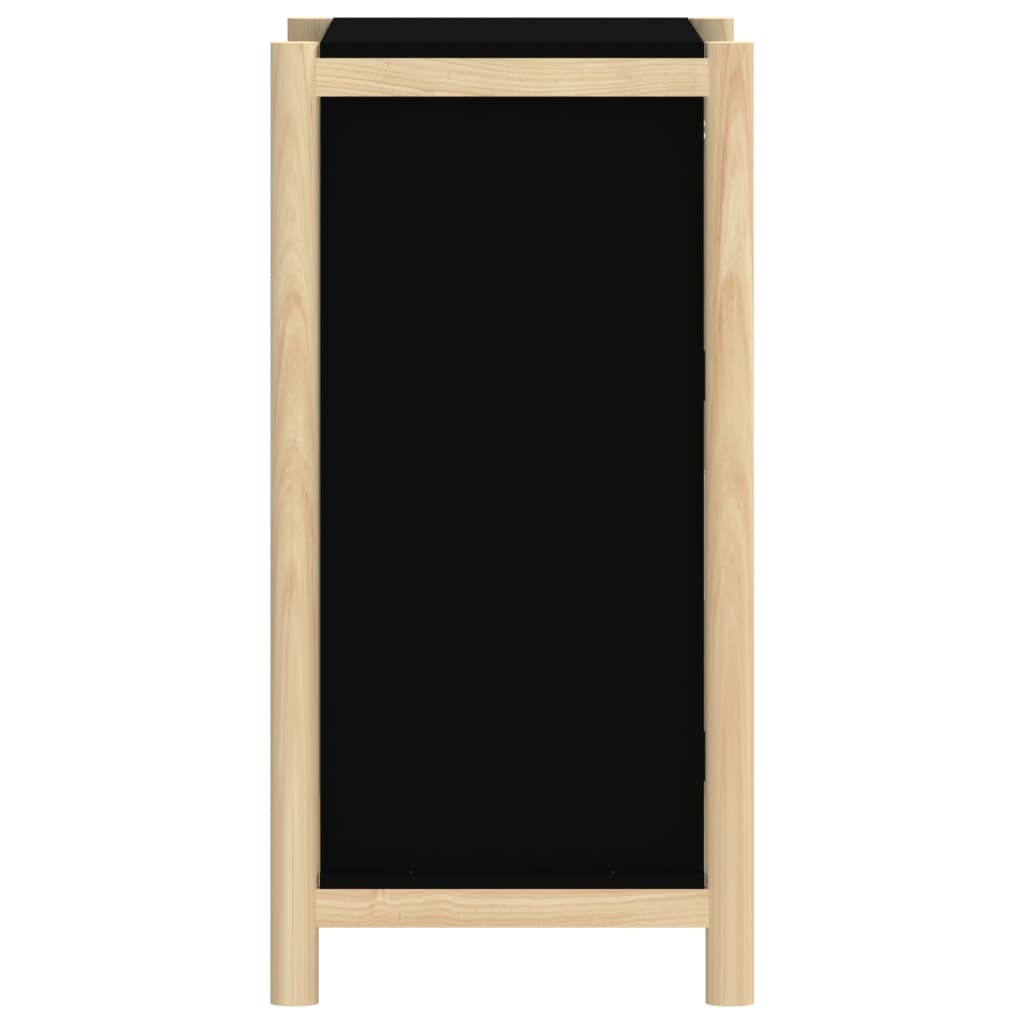 Skjenk Svart 62x38x75 cm
