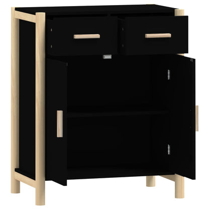 Skjenk Svart 62x38x75 cm