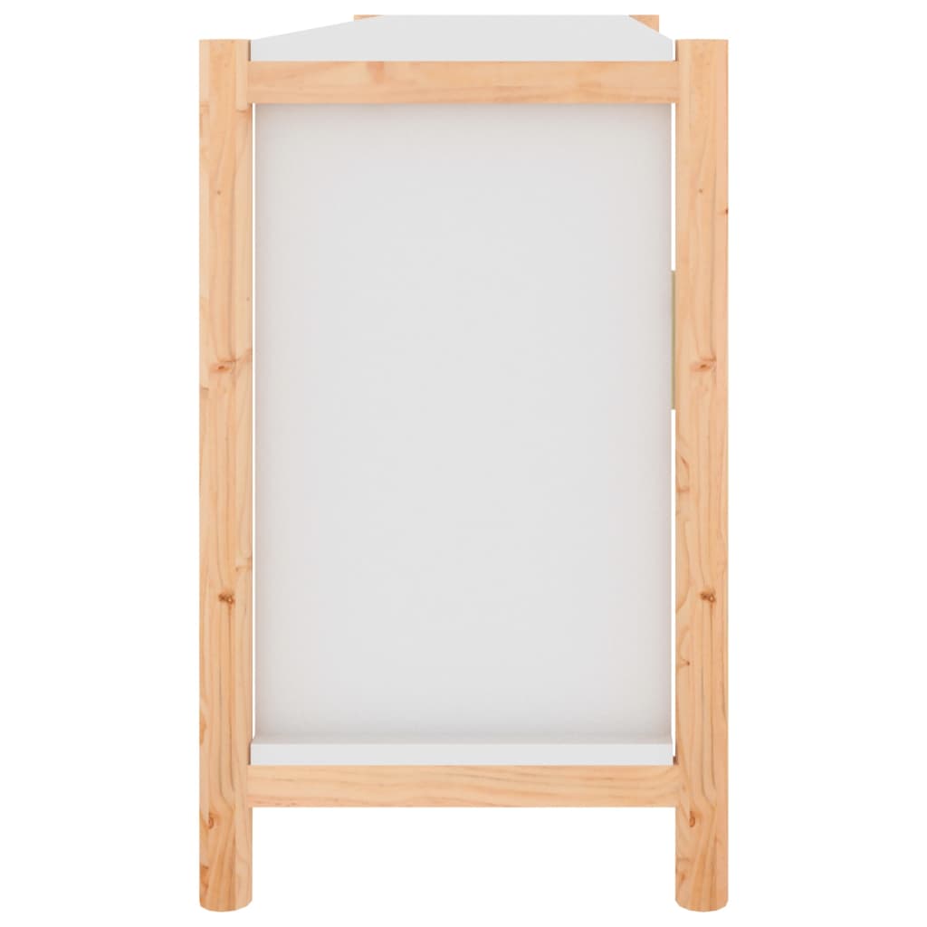 Skjenk Hvit 107x38x60 cm