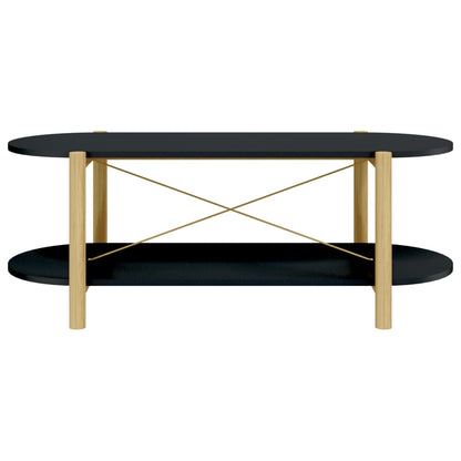Salongbord Sofabord Svart 110x48x40 cm
