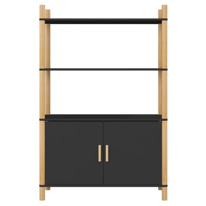 Skap Svart 80x40x121 cm