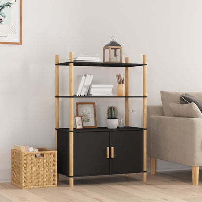 Skap Svart 80x40x121 cm