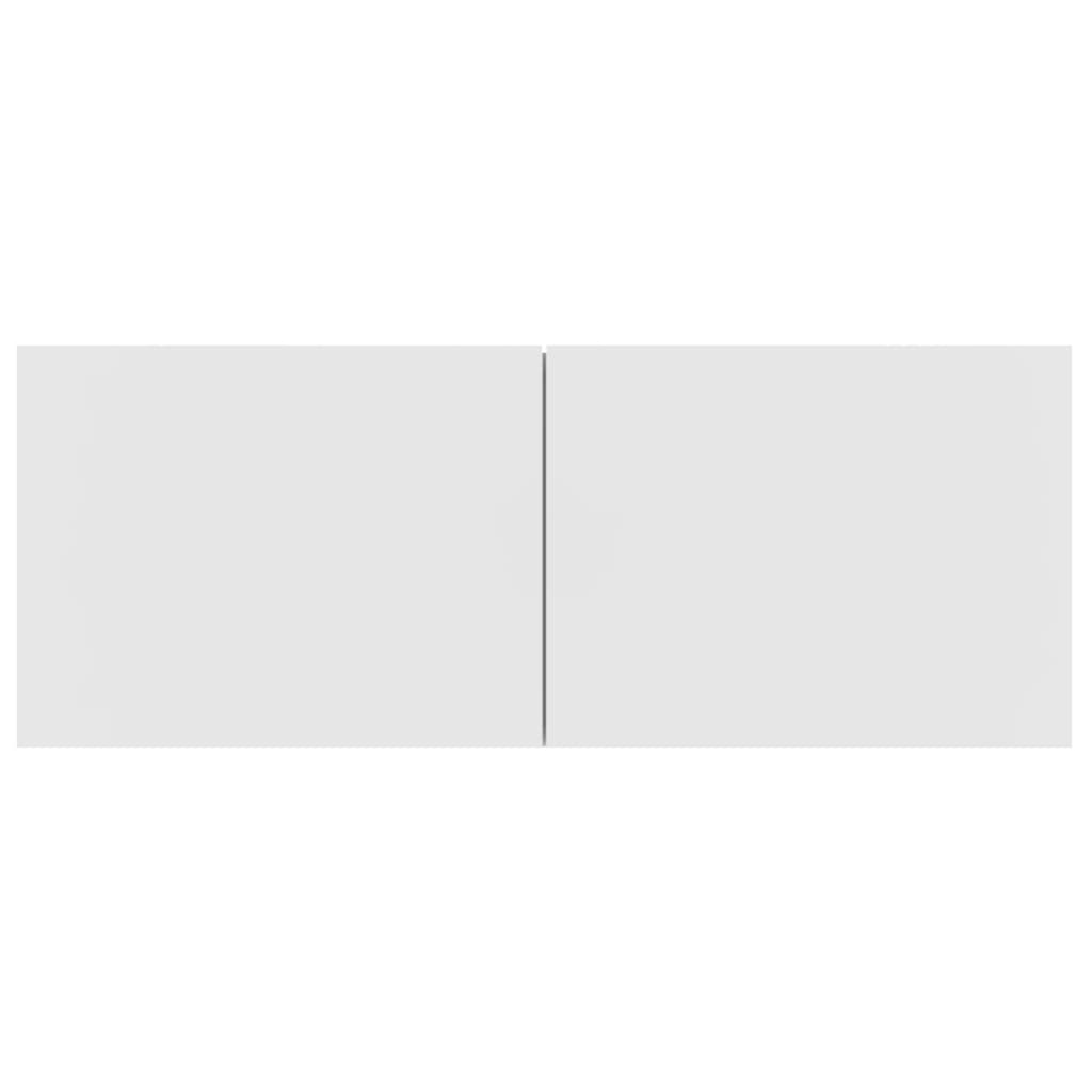 TV-Møbel Hvit Veggmontert TV-benk