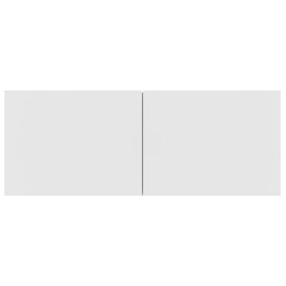 TV-Møbel Hvit Veggmontert TV-benk