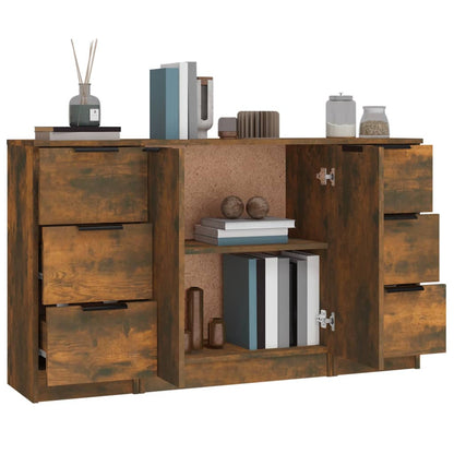 Skjenk Røkt Eik 3 stk