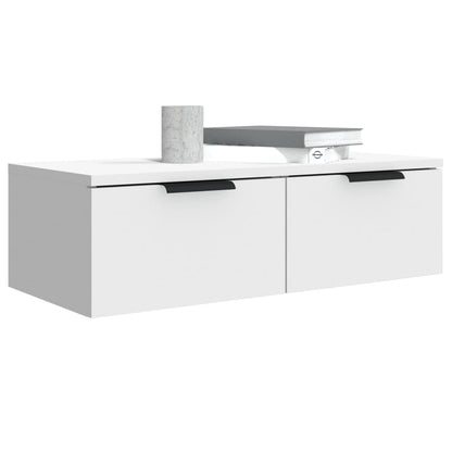Veggskap Hvit 2 stk 68x30x20 cm