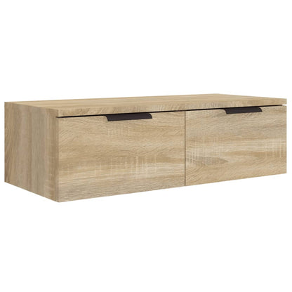 Veggskap Sonoma Eik 2 stk 68x30x20 cm