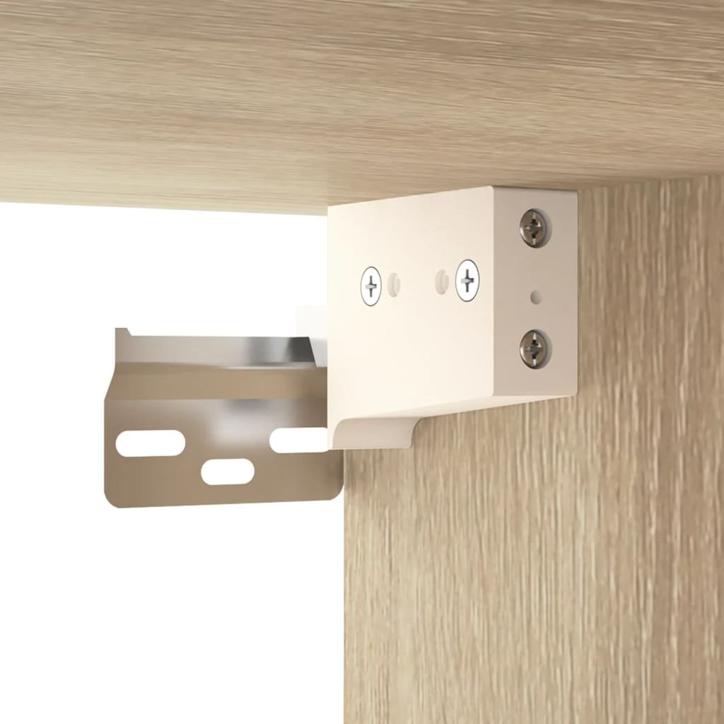 Veggskap Sonoma Eik 2 stk 68x30x20 cm