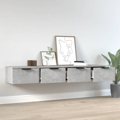 Veggskap Betonggrå 2 stk 68x30x20 cm
