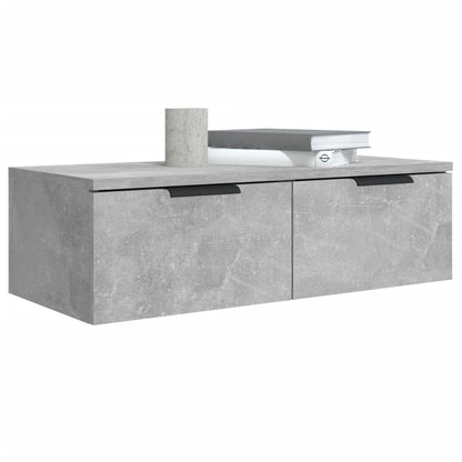 Veggskap Betonggrå 2 stk 68x30x20 cm