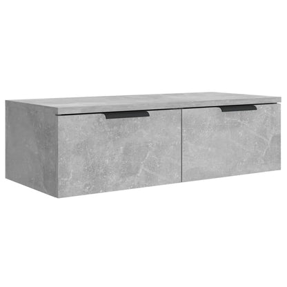 Veggskap Betonggrå 2 stk 68x30x20 cm