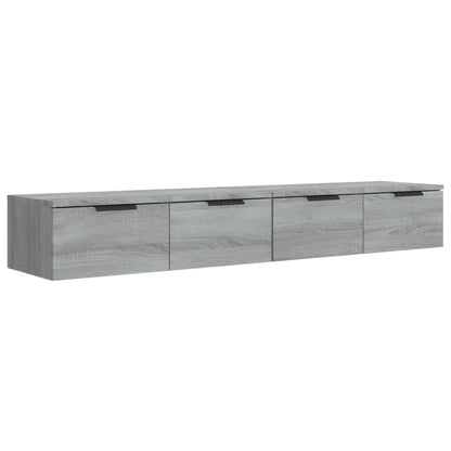 Veggskap Sonoma Grå 2 stk 68x30x20 cm