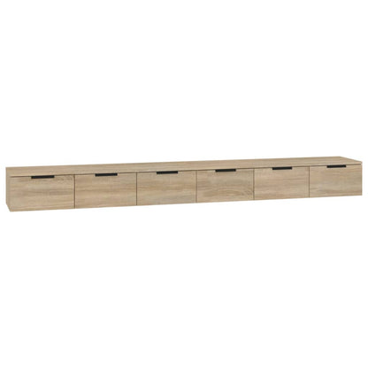 Veggskap Sonoma Eik 2 stk 102x30x20 cm