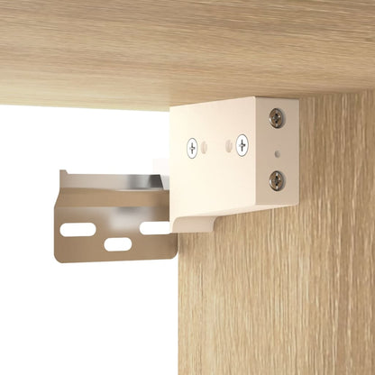 Veggskap Sonoma Eik 2 stk 102x30x20 cm