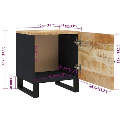 Nattbord Sengbord Tre heltre mangotre 40x33x46 cm