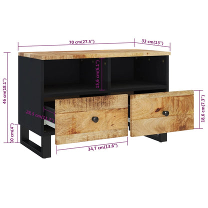 TV-Møbel Tre TV-benk 70x33x46 cm heltre mango