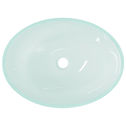 Baderomservant glass 50x37x14 cm frostet