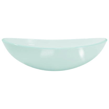 Baderomservant herdet glass 54,5x35x15,5 cm frostet