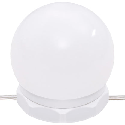 Sminkebord Brun Eik LED skap