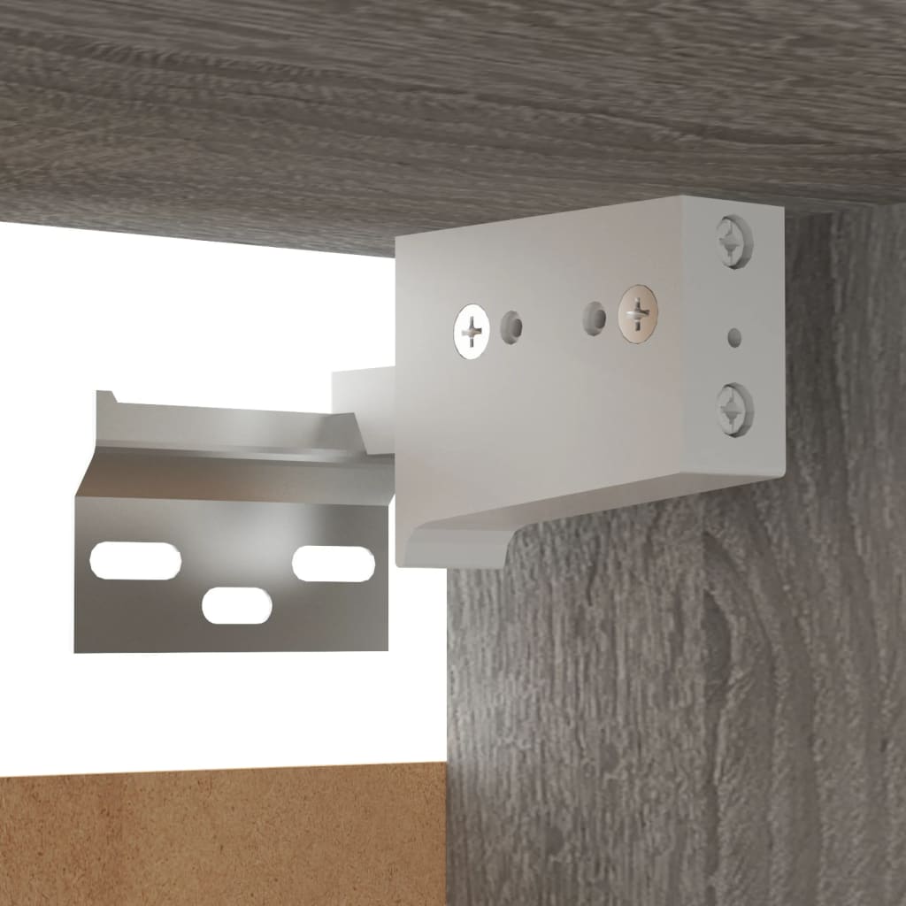 TV-Møbel Sonoma Grå Veggmontert TV-benksett