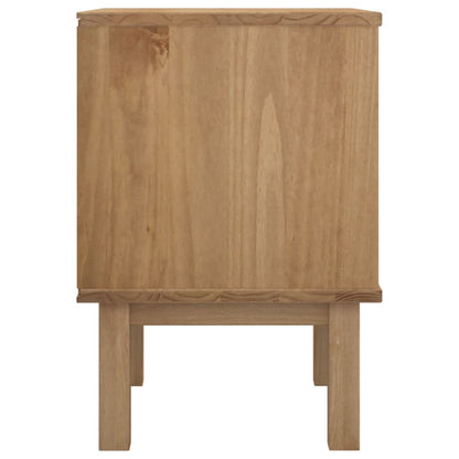 Nattbord Sengbord Brun Hvit OTTA 45x39x57 cm heltre furu