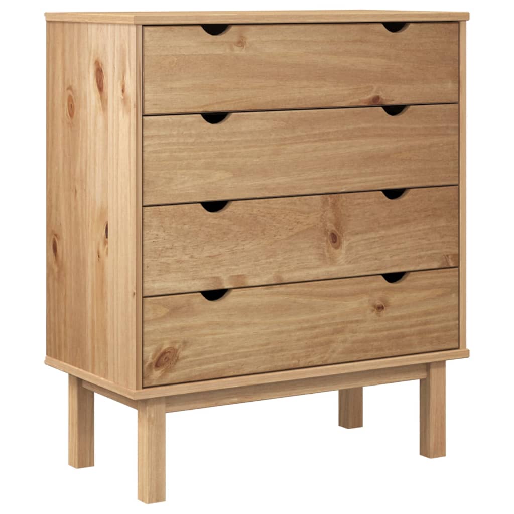 Kommode Tre heltre furu OTTA 76,5x39,5x90 cm