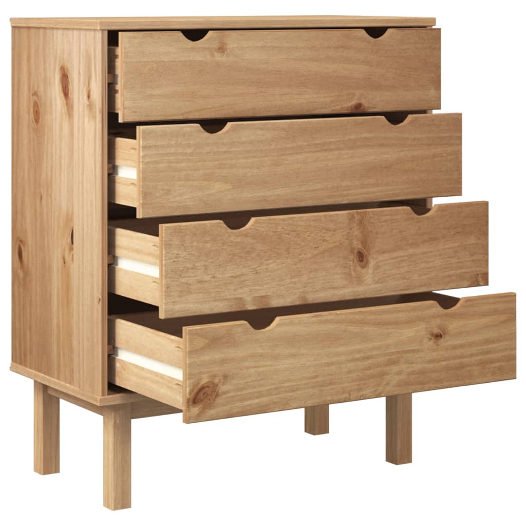 Kommode Tre heltre furu OTTA 76,5x39,5x90 cm