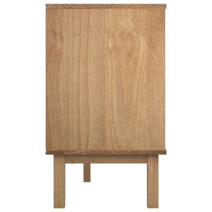 Kommode Brun og Grå OTTA 111x43x73,5 cm heltre furu