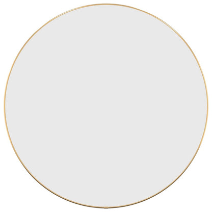 Veggspeil gull Ø 60 cm rund